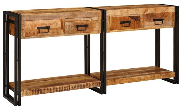 Konzolové stolky 2 ks Hnědá 161 x 33 x 75 cm 3324223