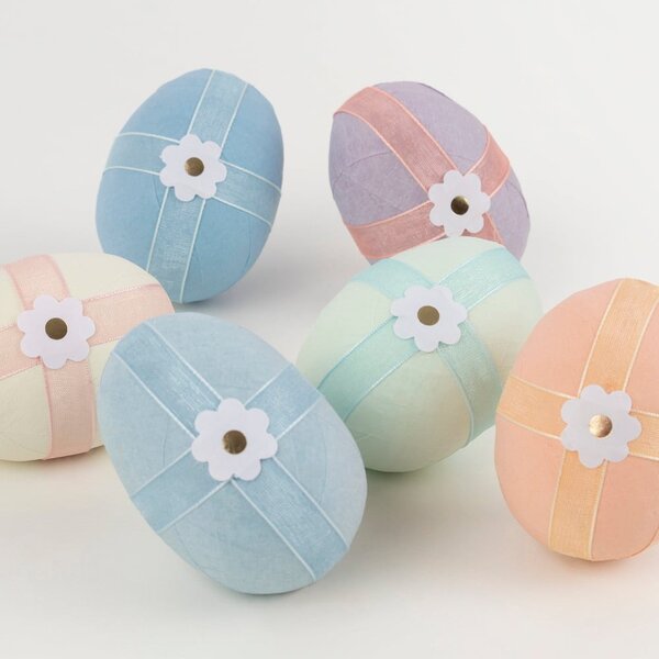 Velikonoční dekorace v sadě 6 ks Surprise Eggs – Meri Meri