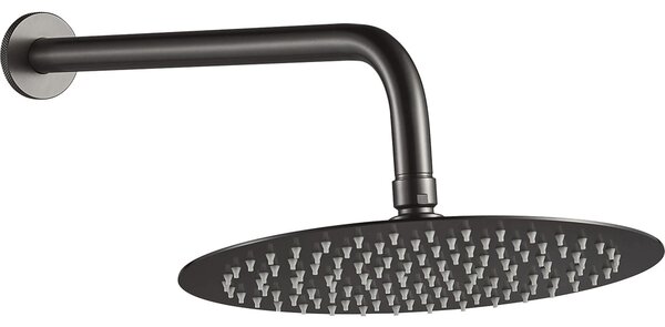 Rea Lungo Grip, podomítková sprchová souprava + BOX montážní systém, grafitová, REA-P8958
