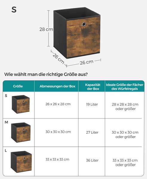 Set úložných boxů RFB126B01 (6 ks)