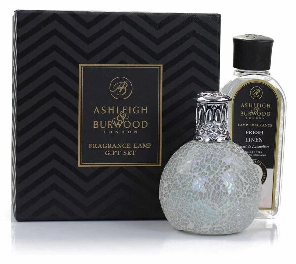 Ashleigh & Burwood Katalytická lampa THE PEARL s vůní FRESH LINEN 250 ml malá