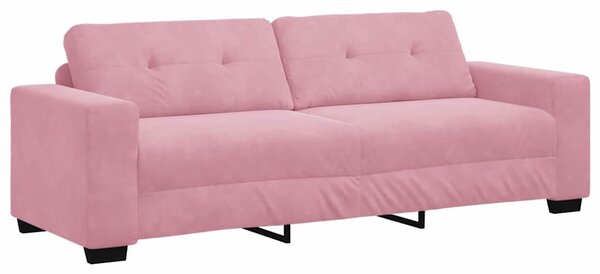 Set pohovek 3 ks Růžová samet 3324642