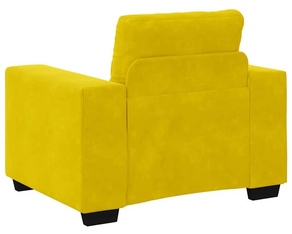 Set pohovek 3 ks Žlutá samet 3324645