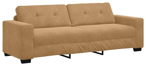 Set pohovek 3 ks Hnědá samet 3324646