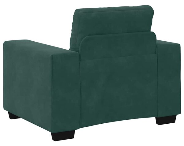Set pohovek 3 ks Tmavě zelená samet 3324641