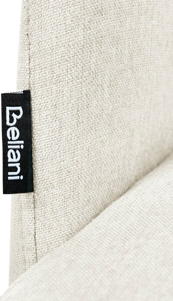 Sada 2 jídelních židlí PENNY Tkanina Světle béžová