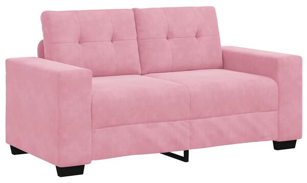 Set pohovek 3 ks Růžová samet 3324642