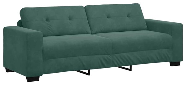 Set pohovek 3 ks Tmavě zelená samet 3324641