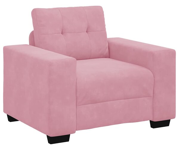 Set pohovek 3 ks Růžová samet 3324642