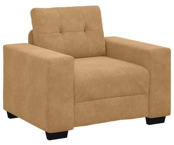 Set pohovek 3 ks Hnědá samet 3324646