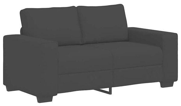 2dílná sedací souprava s poduškami černá textil 3324733