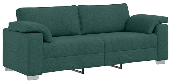 Pohovka 2 ks Tmavě zelená textil 3324745