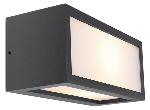 IMPR 731227 Deko-Light venkovní nástěnné přisazené svítidlo Rilongo offen Up and Down, 1x max. 15 W E27, tmavěšedá - DEKOLIGHT