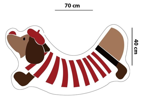Koupelnová předložka 40x70 cm Dogroll – Foutastic