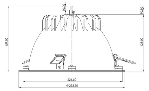IMPR 565686 Deko-Light vestavné bodové svítidlo Tarvos 240, 25 W, 2700 K, 30 st., bílá - DEKOLIGHT