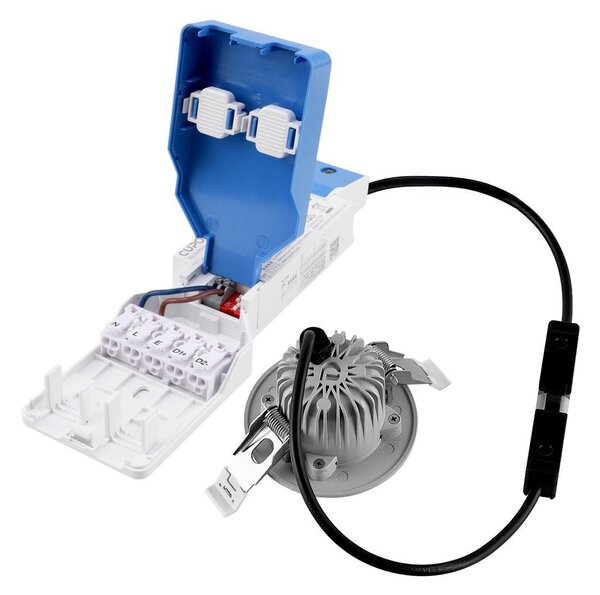 IMPR 565484 Deko-Light vestavné bodové svítidlo Tarvos 68, 7 W, 3000 K, 15 st., světlešedá - DEKOLIGHT