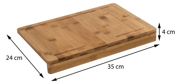 Prkénko na krájení Edge, bambus, 35x24 cm
