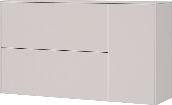 Krémový závěsný botník 137x78x41 cm – Germania