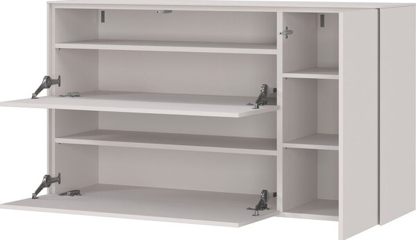 Krémový závěsný botník 137x78x41 cm – Germania
