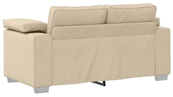 Pohovka 2 ks Krémová textil 3324747