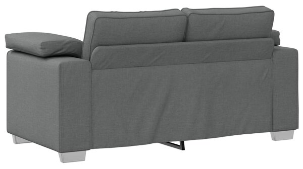 Pohovka 2 ks Tmavě šedá textil 3324741