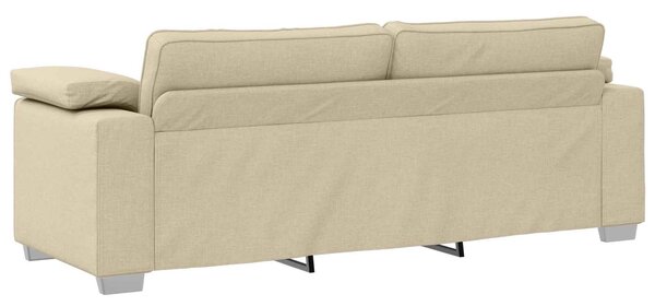 Pohovka 2 ks Krémová textil 3324747