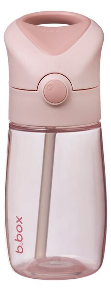 Láhev na pití s brčkem Junior, 380ml, b.box, blush crush