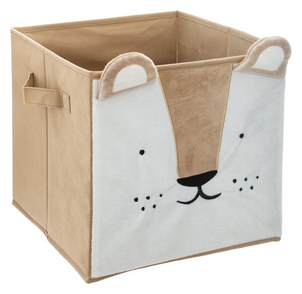 Úložný box Lion, 29x29x29 cm, hnědá BX