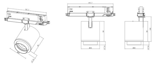 IMPR 707264 Deko-Light 3-fázové bodové svítidlo Focaris, 15 W, DALI, 2700/3000/4000 K, bílá - DEKOLIGHT