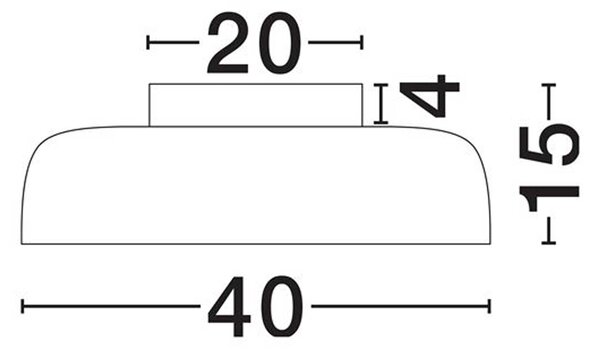 Nova Luce Noelia LED stropní svítidlo Ø500mm2700KČerná