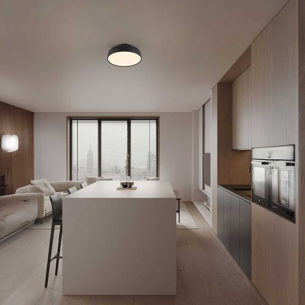 Nova Luce Noelia LED stropní svítidlo Ø500mm2700KČerná