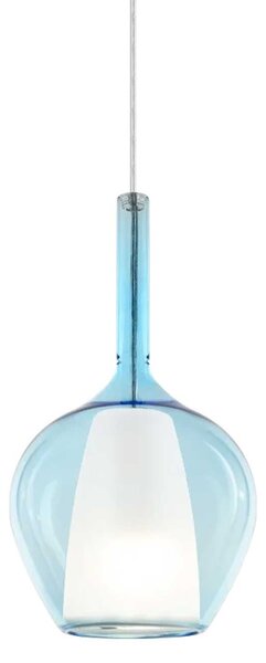 Ideal lux Kalique E27 závěsné svítidlo Ø280mmSP1Modrá