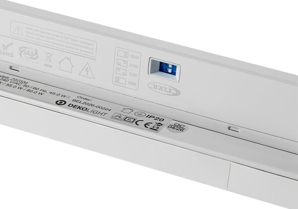 IMPR 707334 Deko-Light 3-fázové svítidlo lineární Pro Office 1500, 45/50/55/60 W, DALI, 4000 K, bílá - DEKOLIGHT