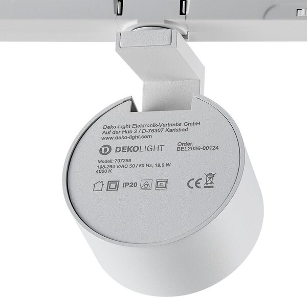 IMPR 707298 Deko-Light 3-fázové bodové svítidlo Ceres 90, 19 W, DALI, 4000 K, bílá - DEKOLIGHT