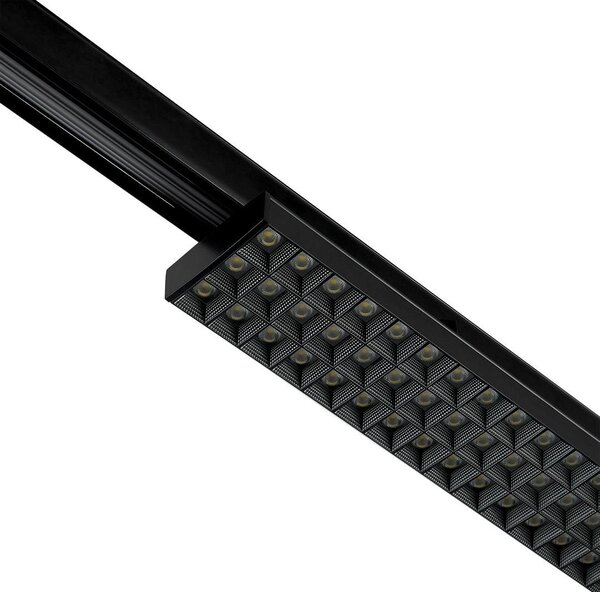 IMPR 707333 Deko-Light 3-fázové svítidlo lineární Pro Office 1500, 45/50/55/60 W, DALI, 3000 K, černá - DEKOLIGHT