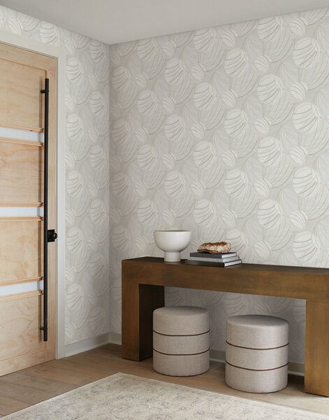 Šedá 3D geometrická vliesová tapeta na zeď, EV3907, Candice Olson Casual Elegance, York