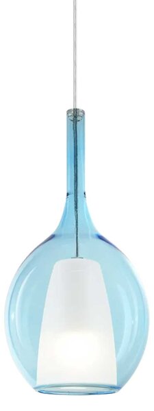Ideal lux Kalique E27 závěsné svítidlo Ø280mmSP1Modrá