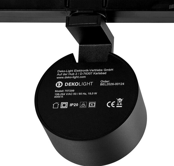 IMPR 707299 Deko-Light 3-fázové bodové svítidlo Ceres 90, 19 W, DALI, 4000 K, černá - DEKOLIGHT
