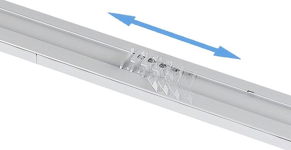 IMPR 707334 Deko-Light 3-fázové svítidlo lineární Pro Office 1500, 45/50/55/60 W, DALI, 4000 K, bílá - DEKOLIGHT