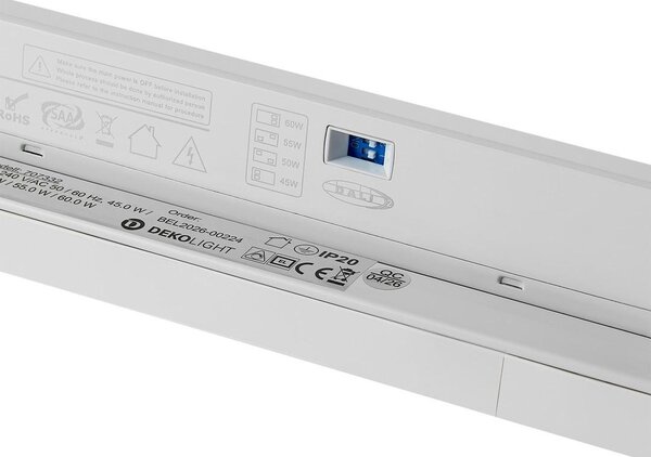 IMPR 707332 Deko-Light 3-fázové svítidlo lineární Pro Office 1500, 45/50/55/60 W, DALI, 3000 K, bílá - DEKOLIGHT