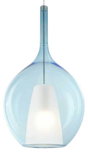 Ideal lux Kalique E27 závěsné svítidlo Ø280mmSP2Modrá