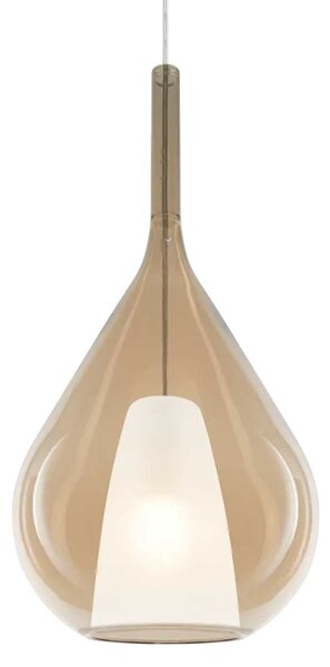 Ideal lux Kalique E27 závěsné svítidlo Ø280mmSP3Jantarová