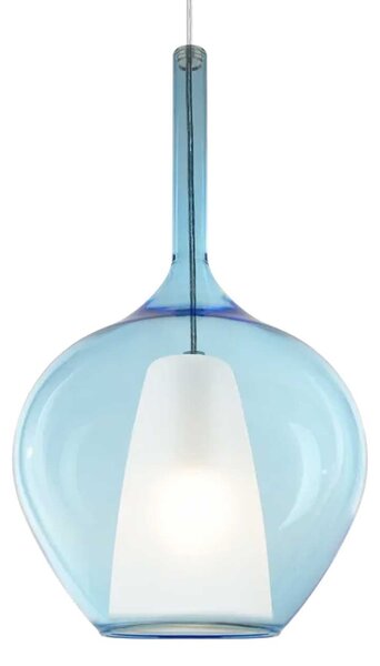 Ideal lux Kalique E27 závěsné svítidlo Ø280mmSP1Modrá