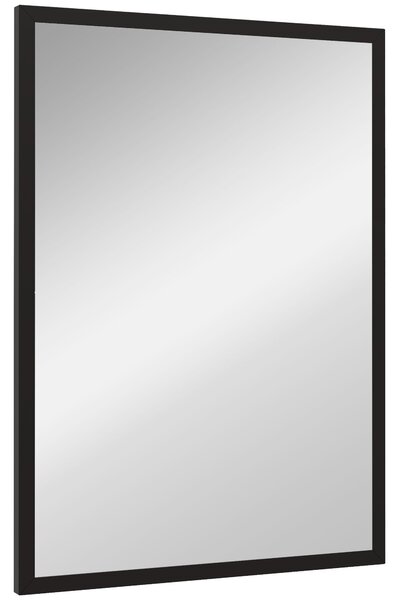 HOMCOM Obdélníkové Zrcadlo - Koupelnové Zrcadlo 50x70 cm - Dekorativní Nástěnné Zrcadlo pro Obývací Pokoj, Předsíň, Chodbu | Aosom