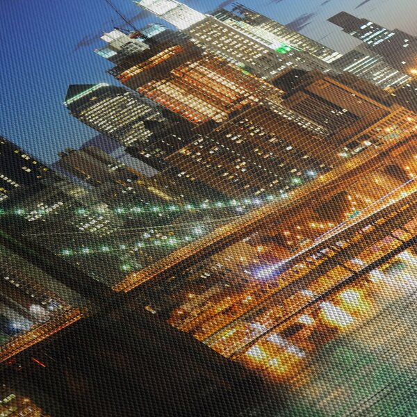 Obraz - Most s New Yorkem (125x70 cm)