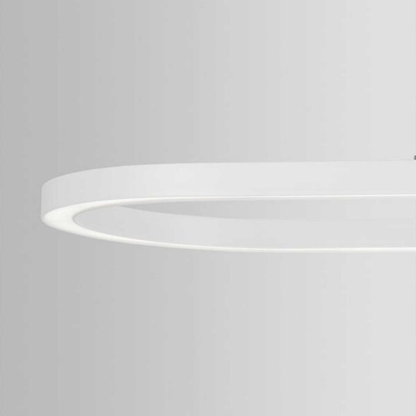 Nova Luce Cuppe LED závěsné elipsové svítidlo Bílá