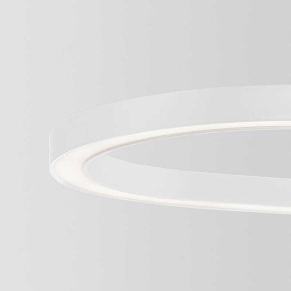 Nova Luce Cuppe LED závěsné elipsové svítidlo Bílá
