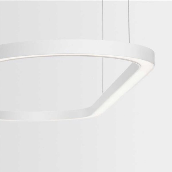 Nova Luce Cuppe LED závěsné elipsové svítidlo Bílá
