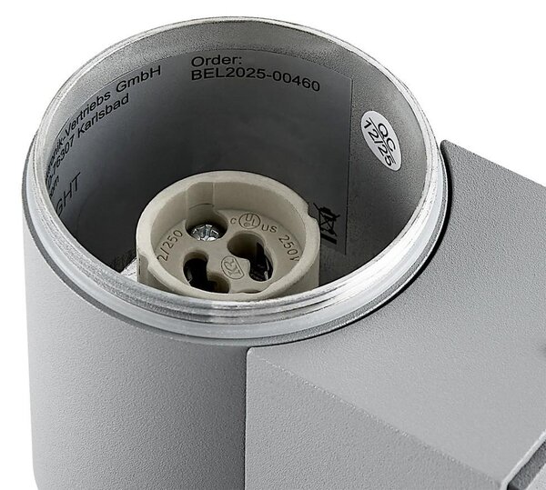 IMPR 731229 Deko-Light venkovní nástěnné přisazené svítidlo Achernar Down, 1x max. 50 W GU10, světlešedá - DEKOLIGHT