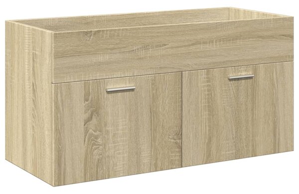 Koupelnová skříňka se zápustným umyvadlem dub sonoma 3324985